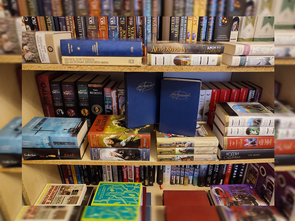 Фото из моей личной коллекции. Публикация фото преследует в информационные цели. На фото моя книжная полка и книги из коллекции . М.Ю. Лермонтов, Сочинения, том 1 и 2, Москва, издательство "Правда", 1988г. Тексты и научный аппарат томов подготовлены издательством "Художественная литература" при участии Института русской литературы (Пушкинский дом). Составление и комментарии И С. Чистовой. Подробнее о книгах указано в статье.