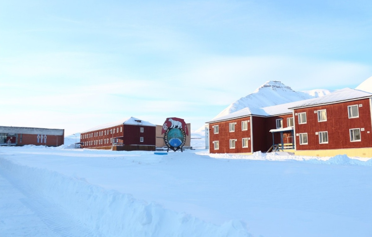  Посёлок Пирамида на Шпицбергене в марте 2015 года, фото автора