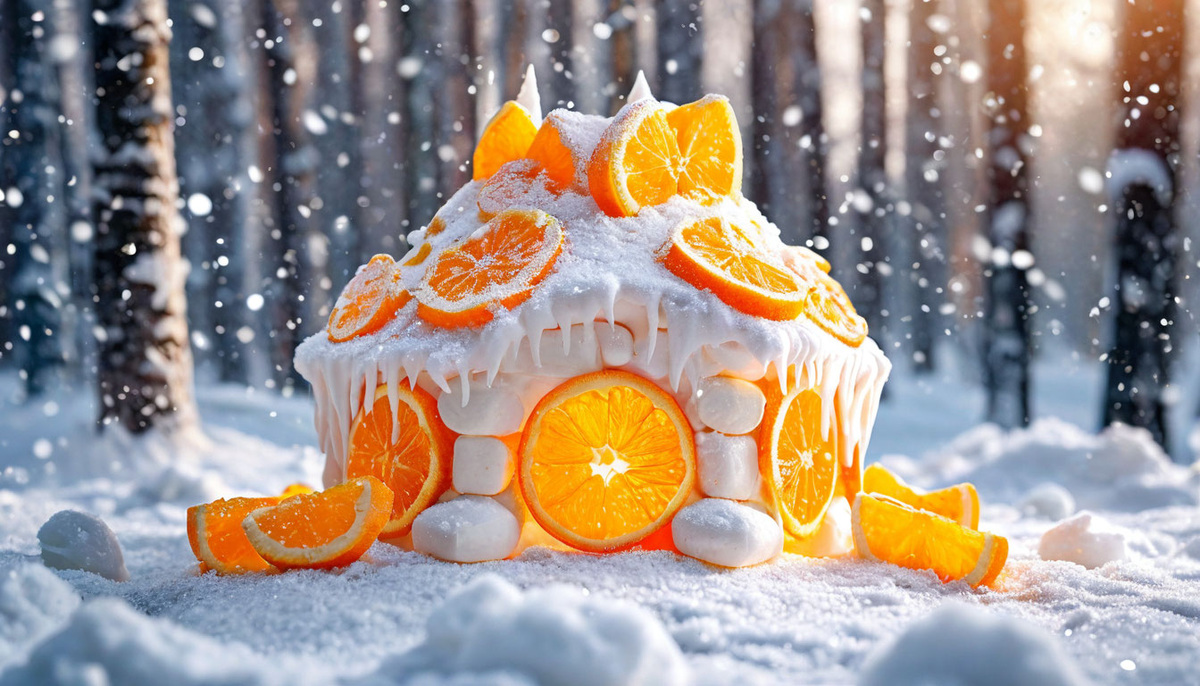 Когда-то зима была столь же радостна как и этот сказочный домик...