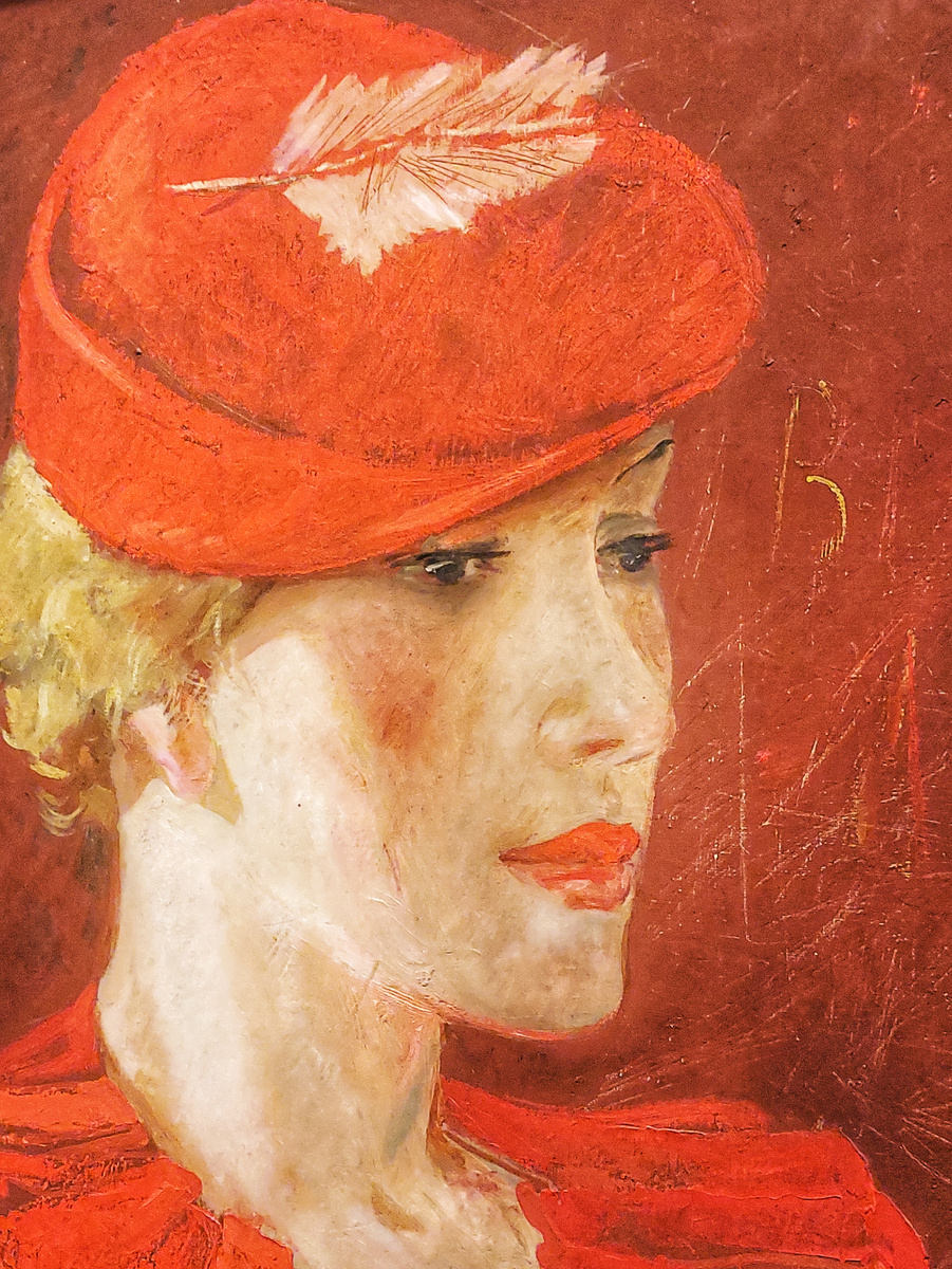 Русский музей, Петербург. "Парижанка", Дейнека.