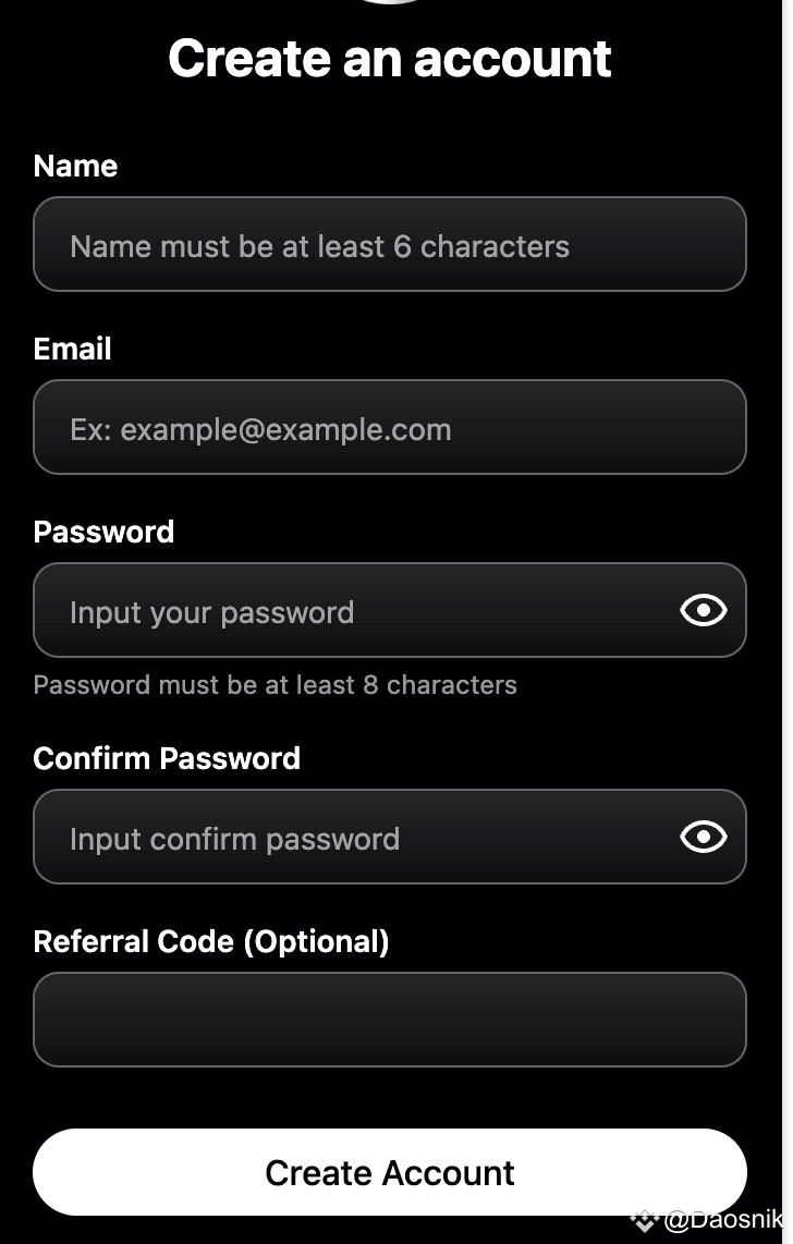 Окно регистрации