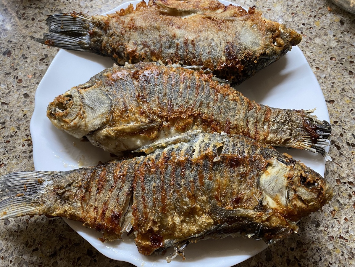 Жареные караси, фото автора