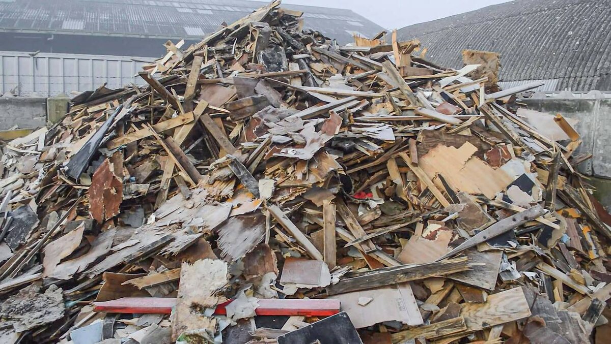отходв древесины и мебели для измельчния