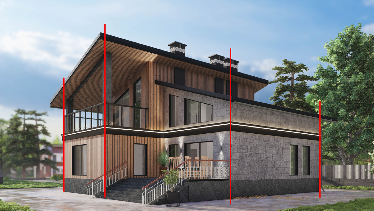 Перспектива с 2-мя точками схода