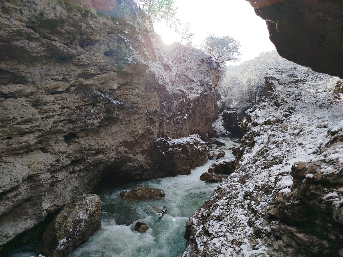 начало каньона