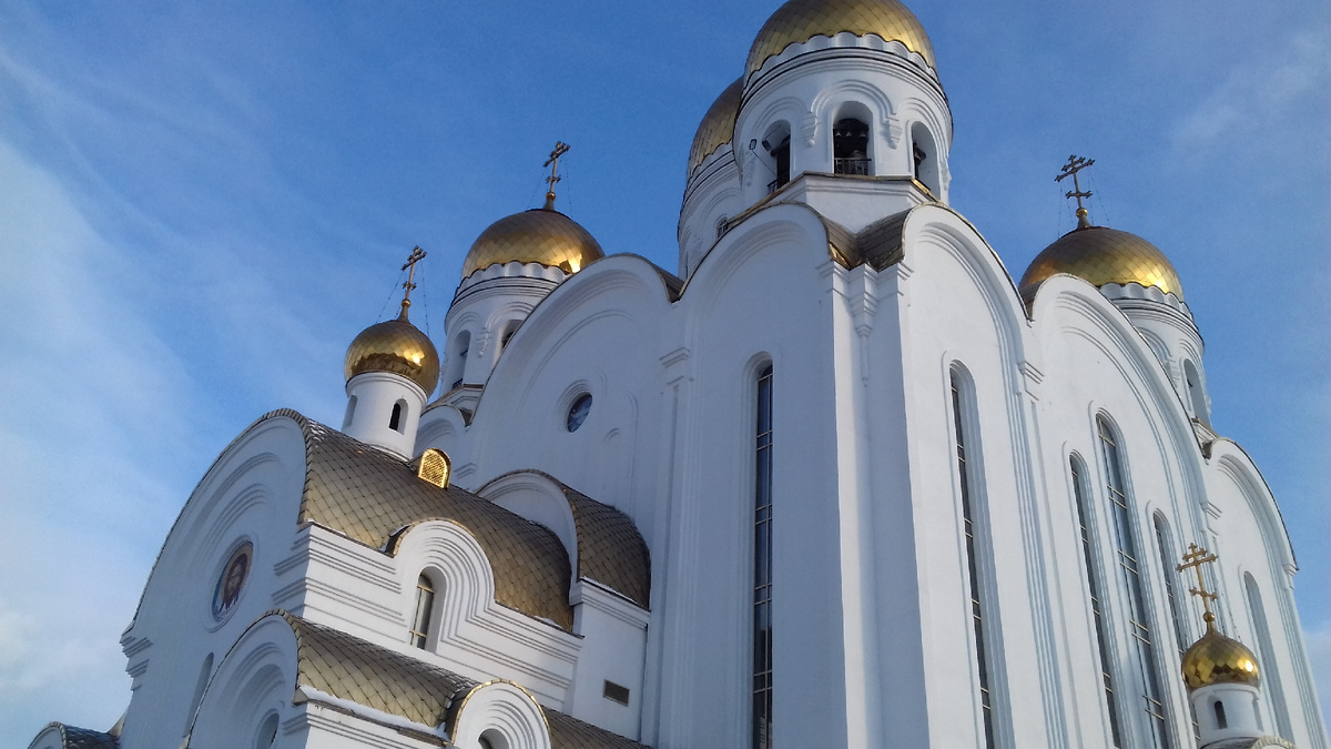 Храм Рождества Христова в городе Красноярске.