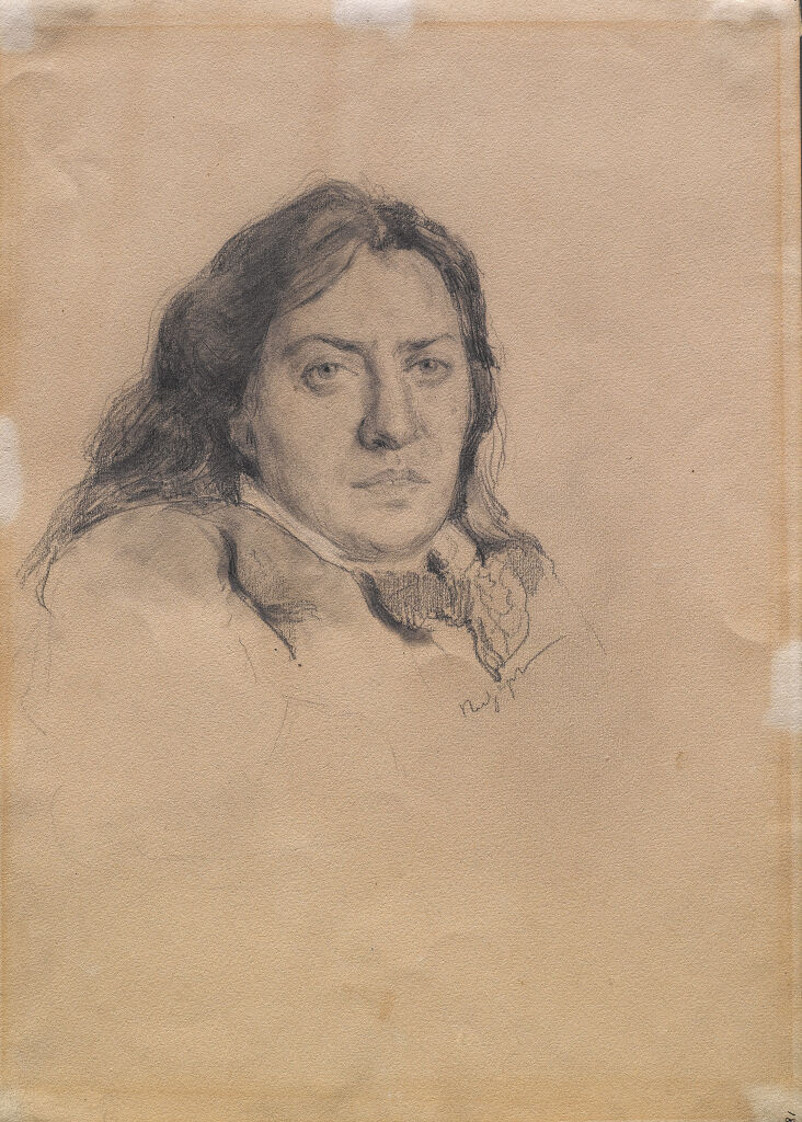    Портрет Валентины Серовой. Мать художника.1879–1880 года.Государственная Третьяковская галерея