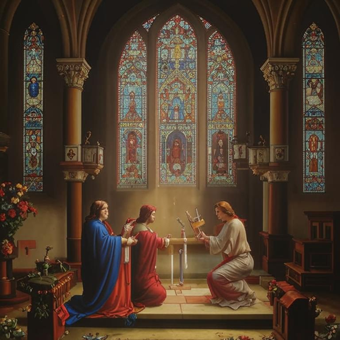 Крещение в храме