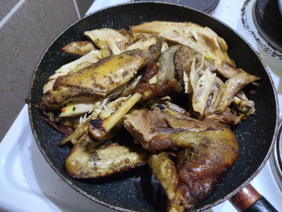 Петушка разобрали, чтобы подогреть