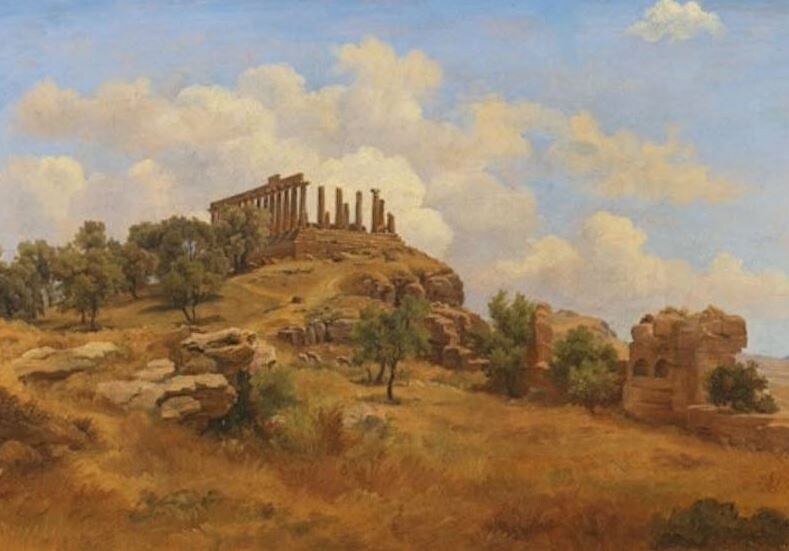 Храм Юноны в Агридженто на Сицилии построен в V в. до н. э. во времена Великой Греции