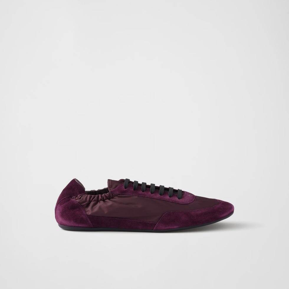 Prada Collapse Re-Nylon Elasticized Sneakers