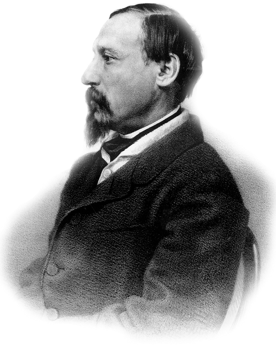 Николай Некрасов. Литография Петра Бореля. 1860-е годы