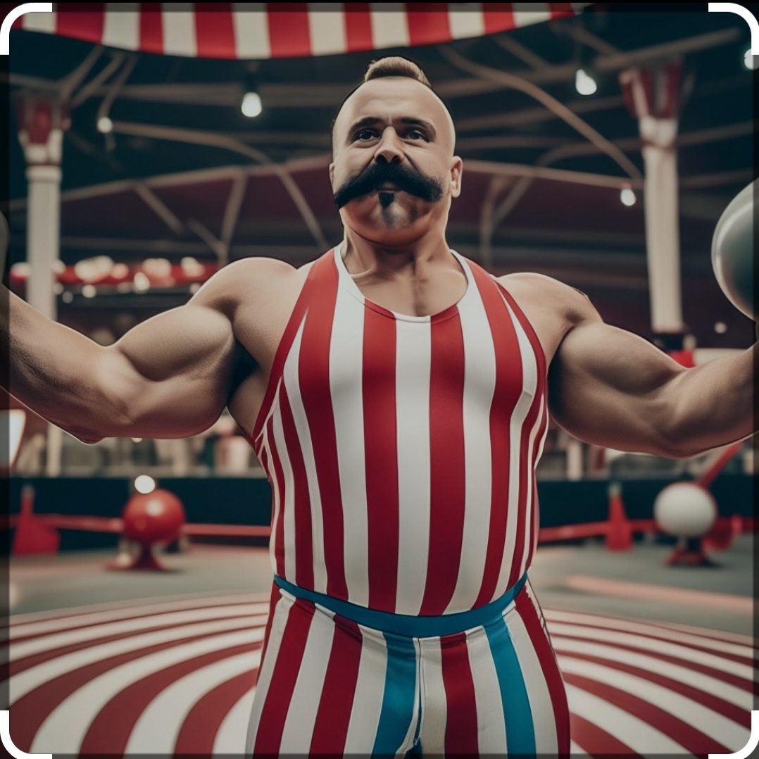 Цирковые атлеты всегда вызывали восхищение публики.