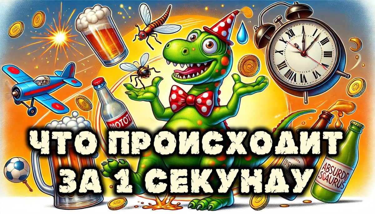 Что Случается В Мире За 1 Секунду?