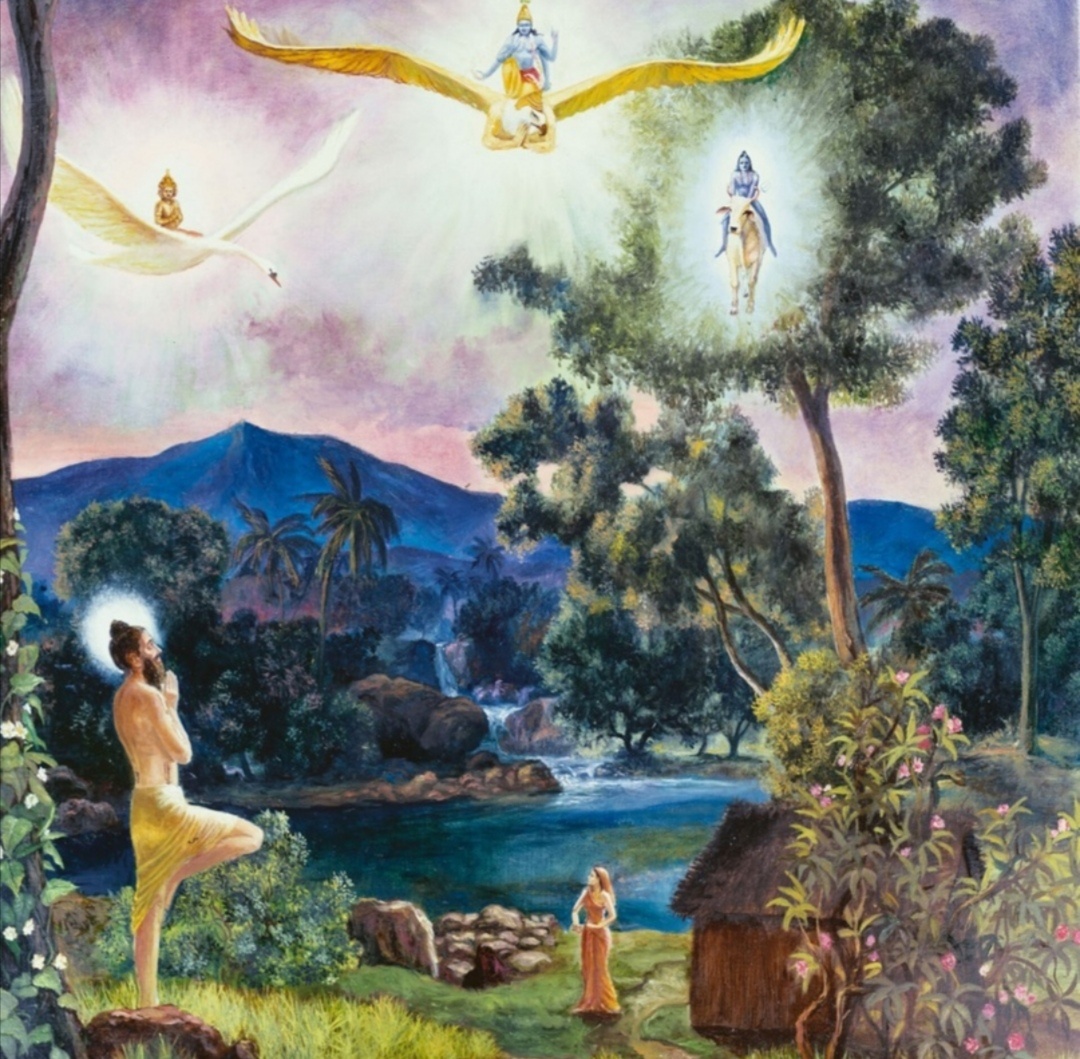 Три божества появились перед мудрецом