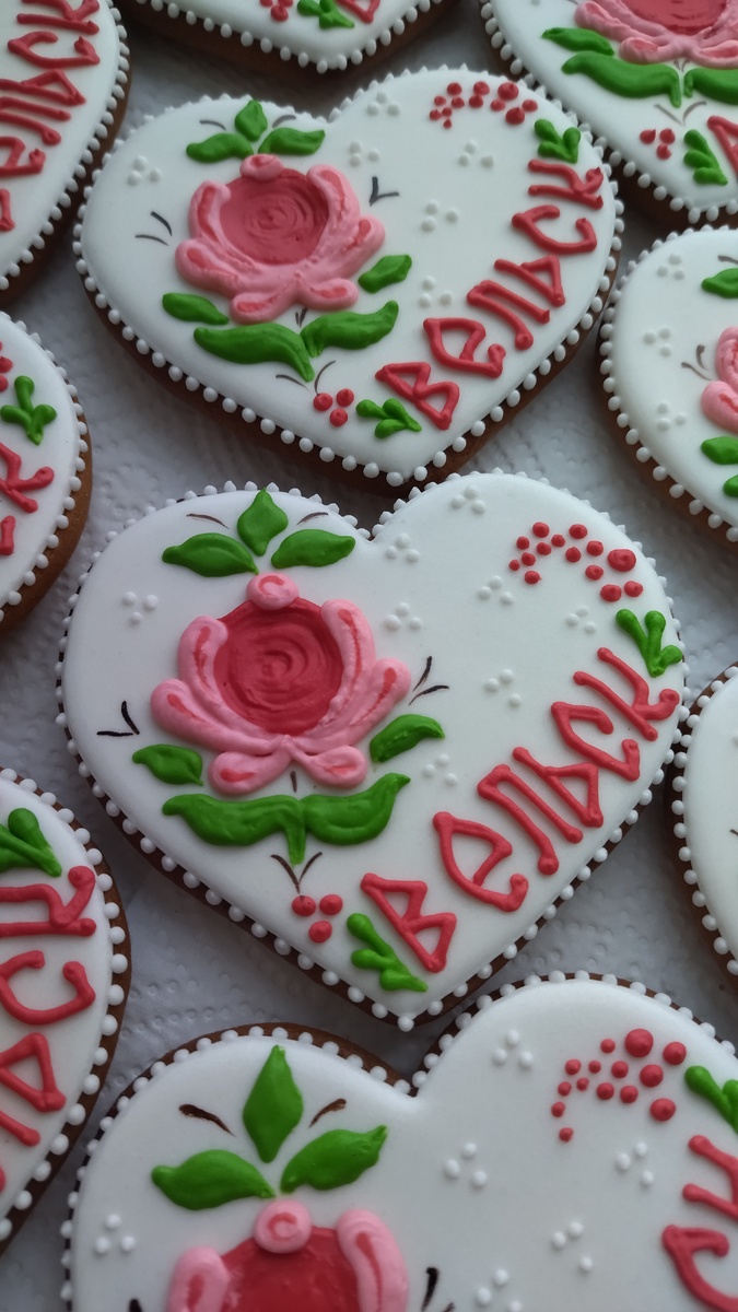 Мои имбирные пряники для сувенирной лавки. 