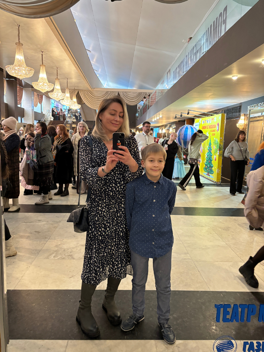 Фото автора. Впервые в театре мюзикла 