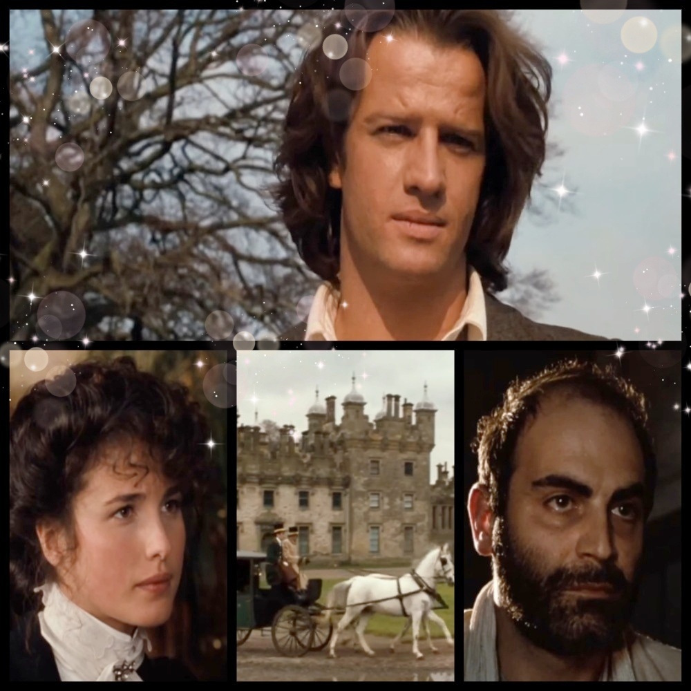 На фото обработанные мной скрины из фильма "Грейстоук: Легенда о Тарзане, повелителе обезьян", 1984г., кинокомпания Warner Bros, режиссёр и продюсер Хью Хадсон, продюсеры Стэнли С. Кантер, Гарт Томас. Фильм снят по книге Эдгара Райса Берроуза о Тарзане. На скринах: Кристофер Ламберт, Энди Макдауэлл, Дэвид Суше. Скрины собраны в коллаж, который демонстрирует общий визуальный фон фильма и облики главных героев для оценки их плюсов в этом направлении. Подробнее об этом рассказано в статье. Все материалы принадлежат правообладателям и размещены исключительно в информационных целях.