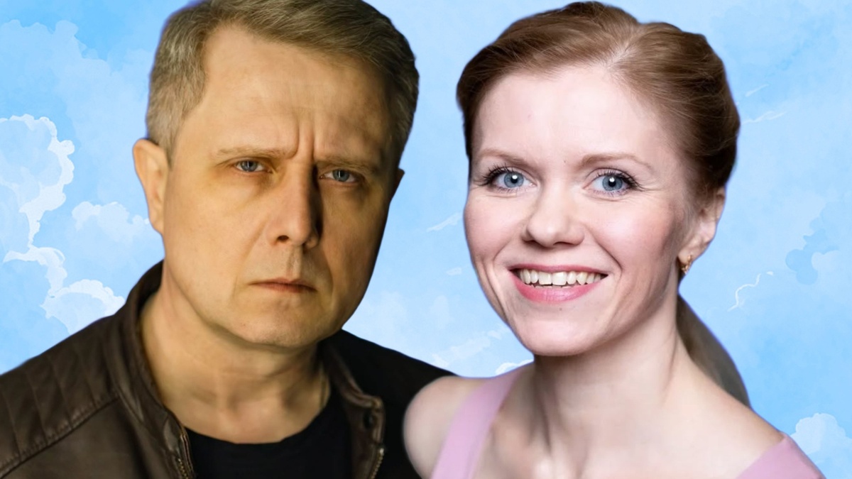 Актер Александр Разбаш с женой Натальей Разбаш (Виноградовой). Коллаж. Автор: Елена Д.