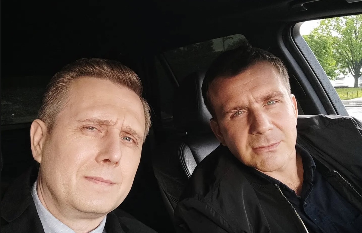 Актер Александр Разбаш и Антон Васильев