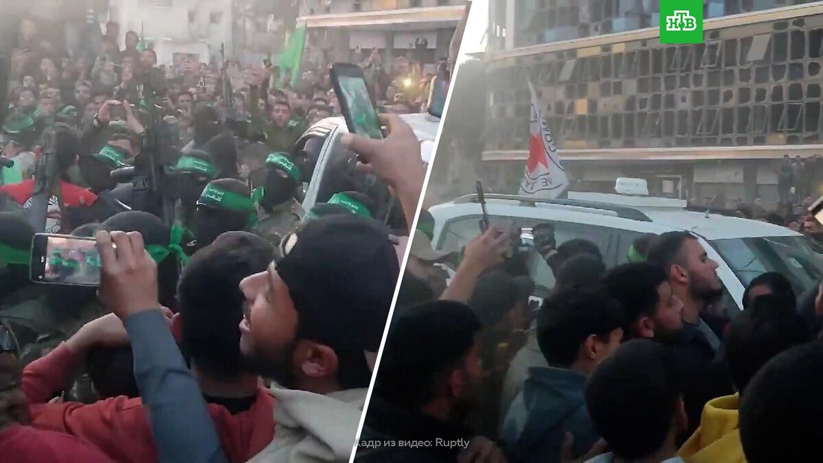    Движение ХАМАС передало заложниц представителям Красного Креста