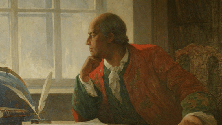 Николай Кисляков. Портрет Михаила Ломоносова (фрагмент). 1963 