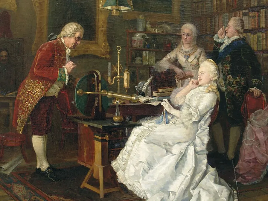 Иван Степашкин. Портрет М.В. Ломоносова (фрагмент) XX век