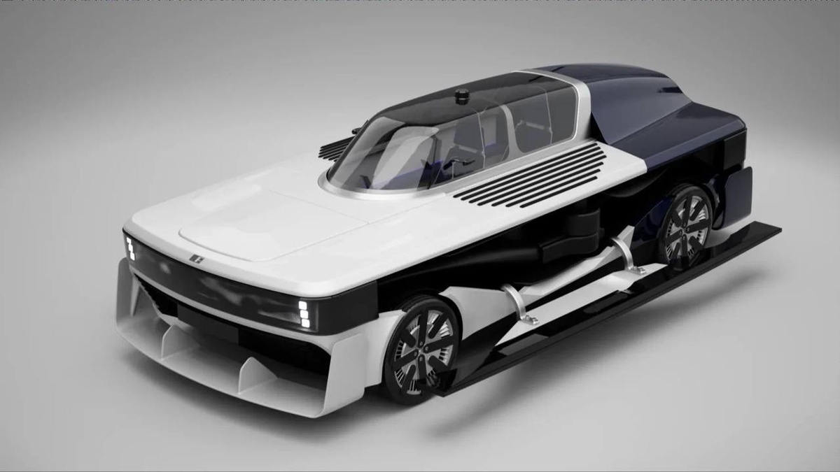 Россия представила свой первый летающий автомобиль ИФ-9  
