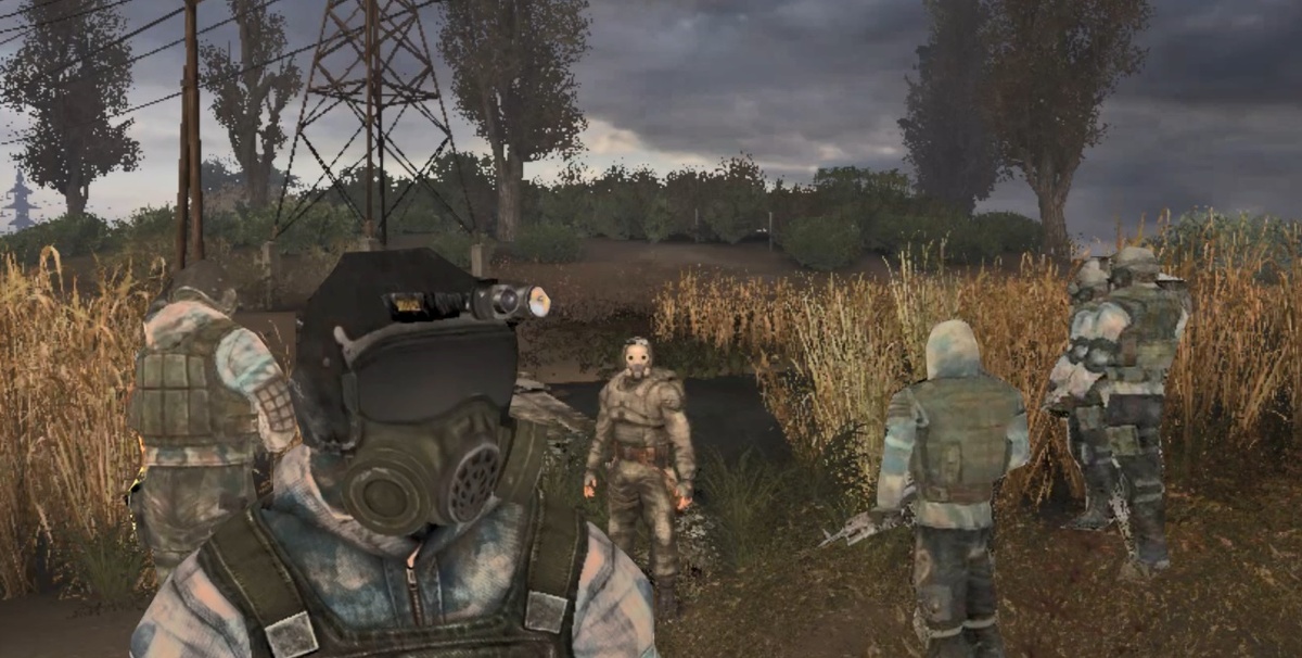 Вятич, окруженный патрулем Чистого неба на Болотах