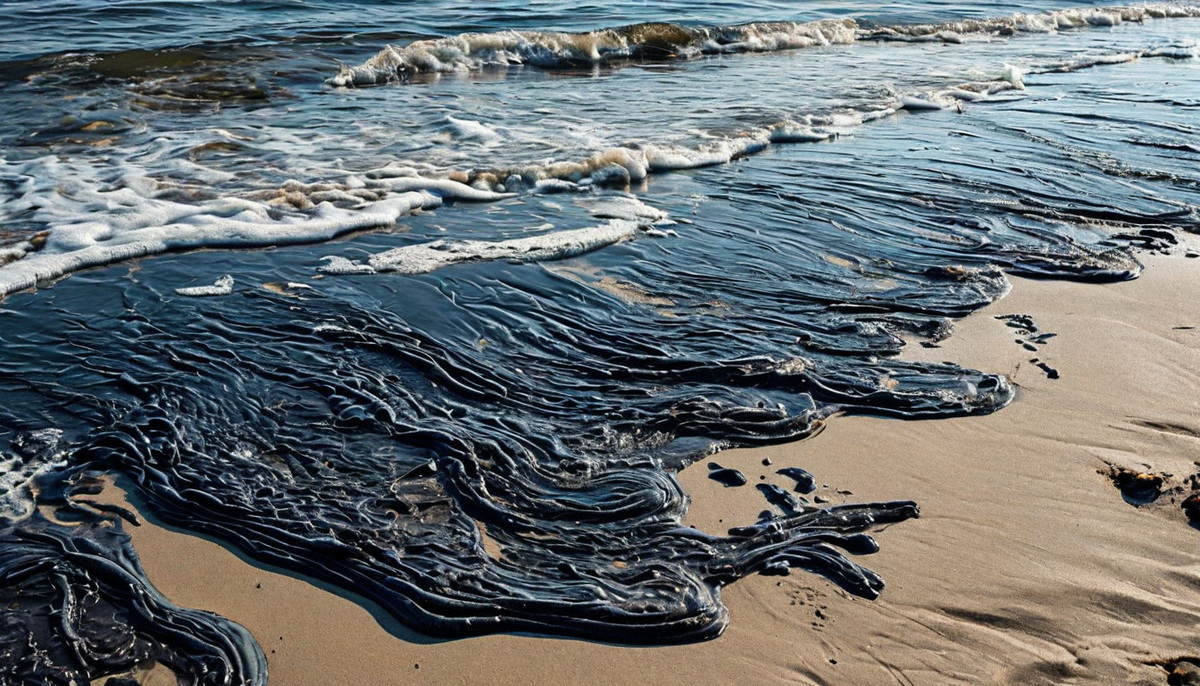 Разлив мазута в Черном Море в Анапе 2024