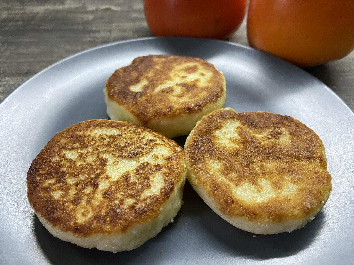 Сырники с рисовой мукой. Фото автора