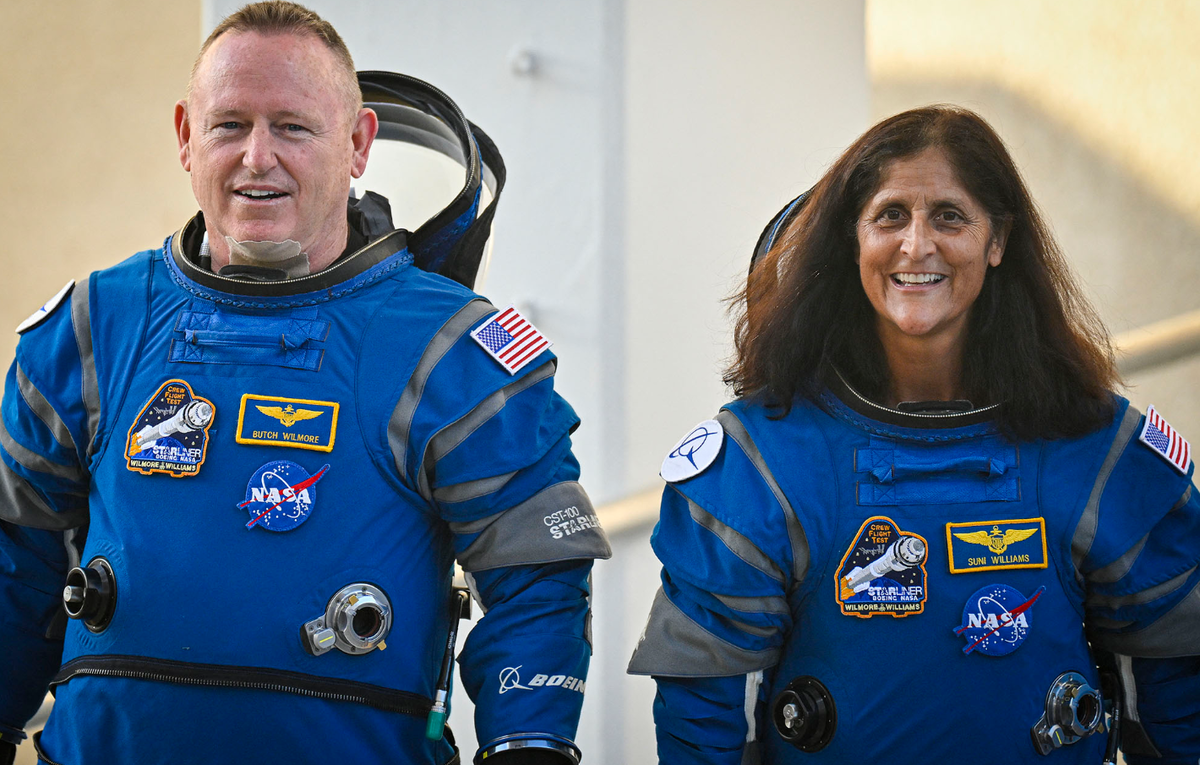 Барри Уилмор и Суни Уильямс