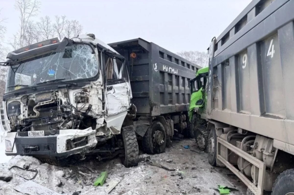    Спасатели МЧС достали водителя из самосвала после ДТП на Камчатке