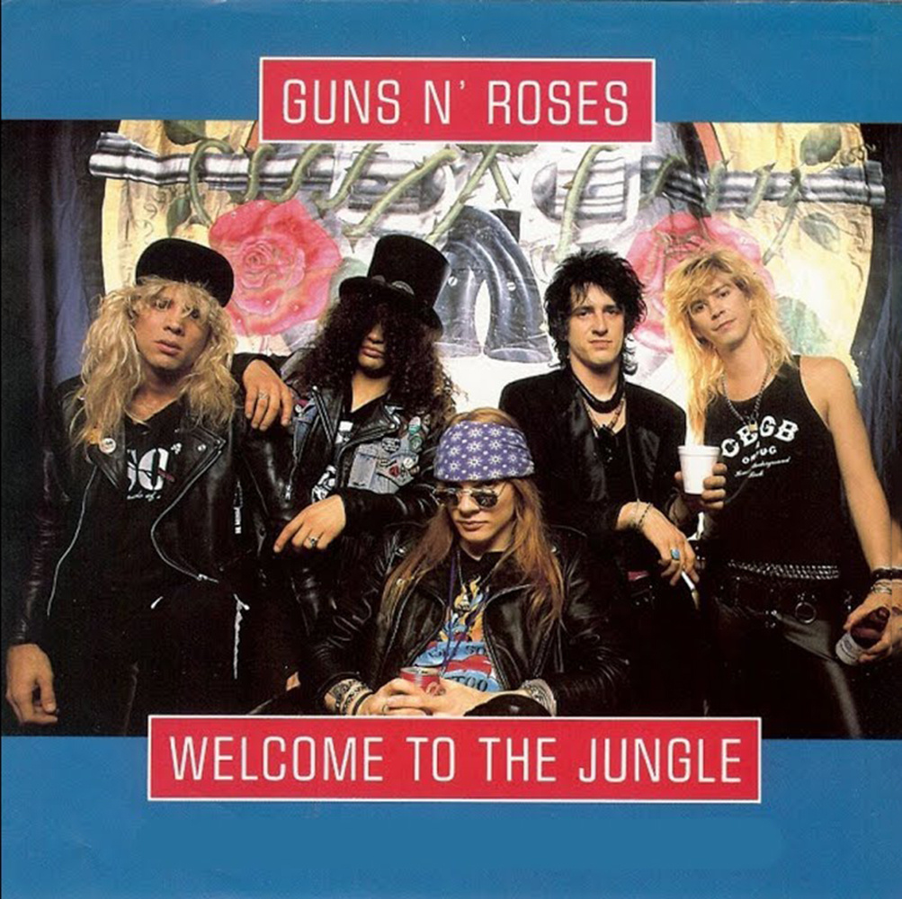 Обложка сингла Guns N' Roses - Welcome То The Jungle 