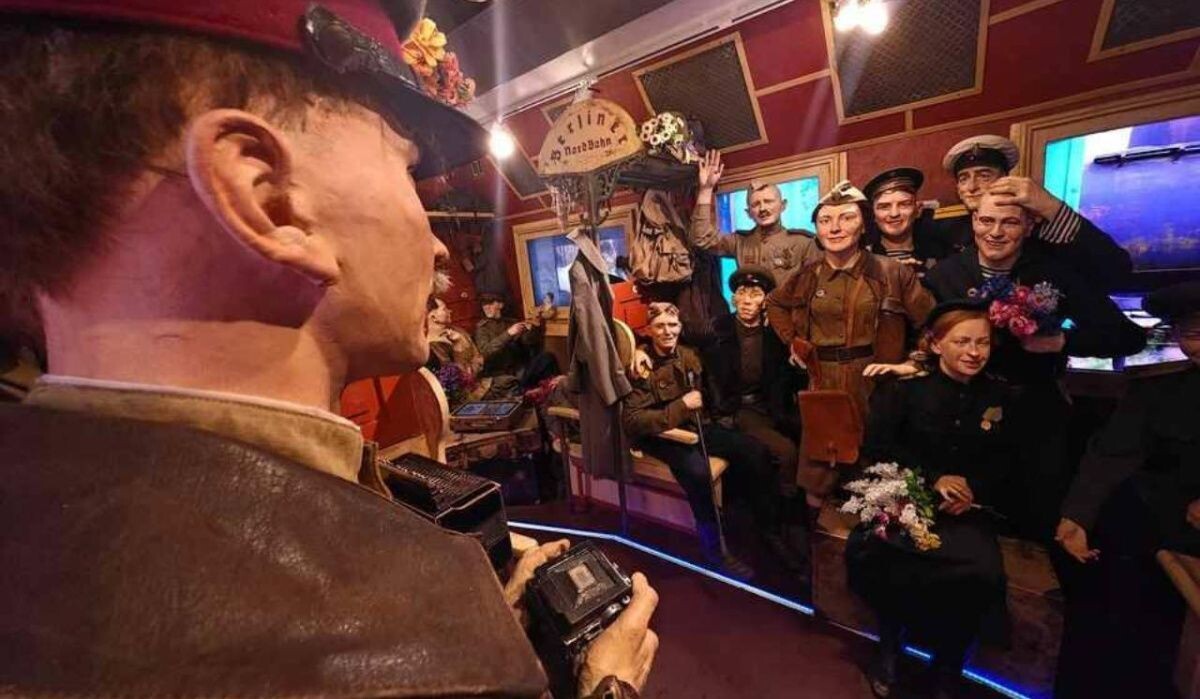     Экспозиция в "Поезде Победы". Источник: kp.ru Автор фото: Алексей Булатов