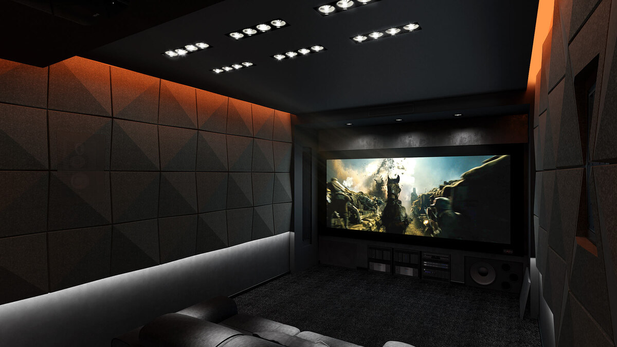 Интерьер кинозала