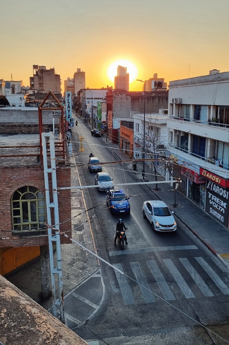 Вид из окна хостела