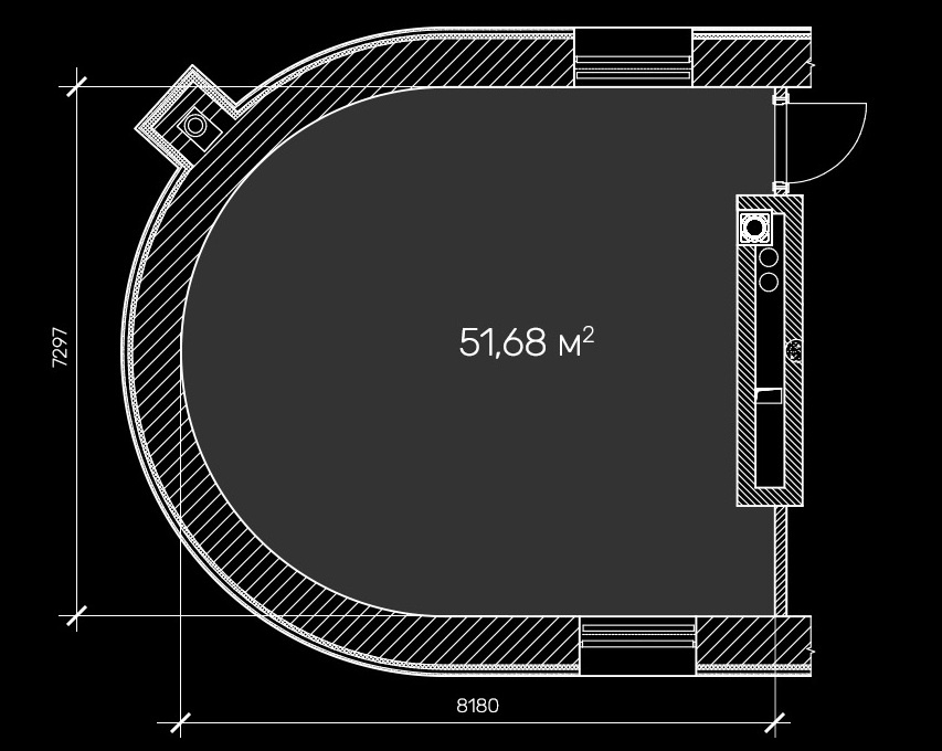 План исходного помещения