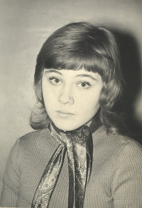 Ирина Грибулина в молодости