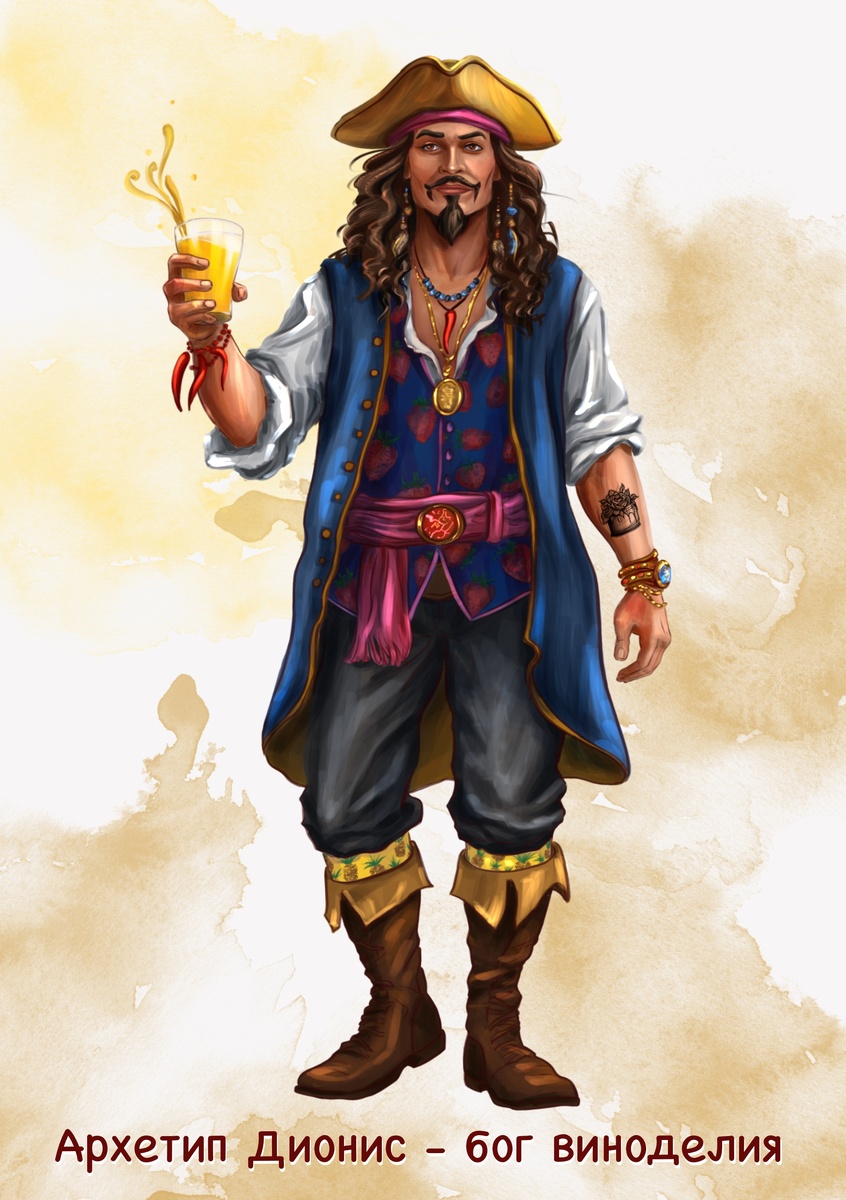 Архетип: Дионис - бог виноделия гедонист