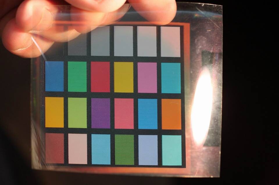 Тест голографической цветопередачи.