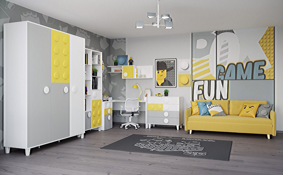 На фото: Детская комната "Fun-Box"