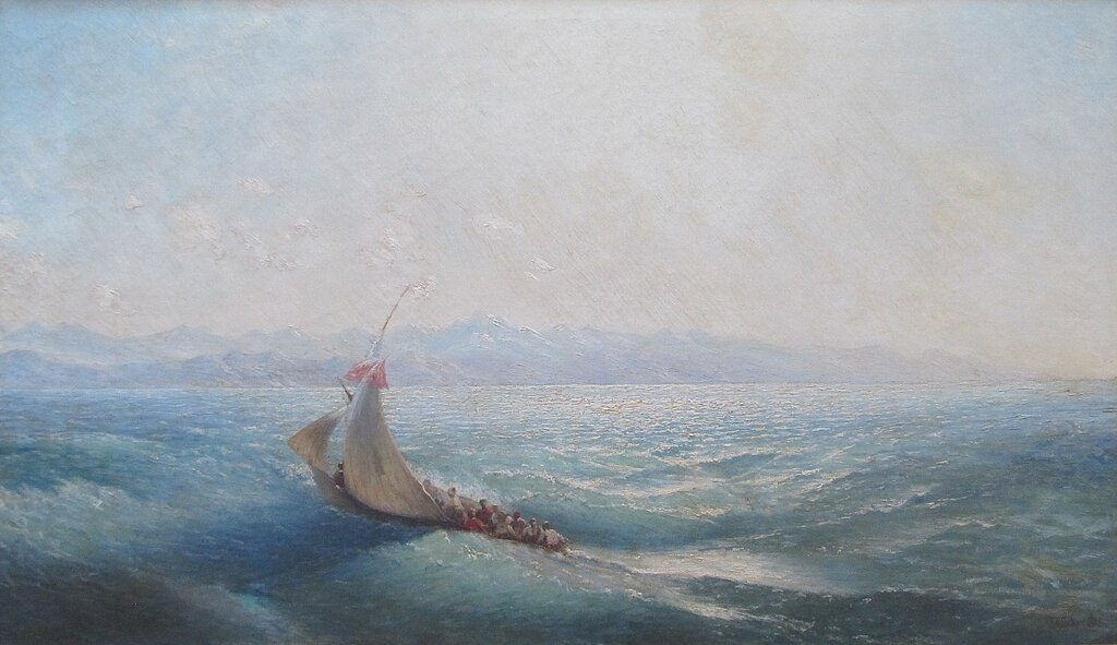 Парусник в море, 1898. Художественный музей, Сочи