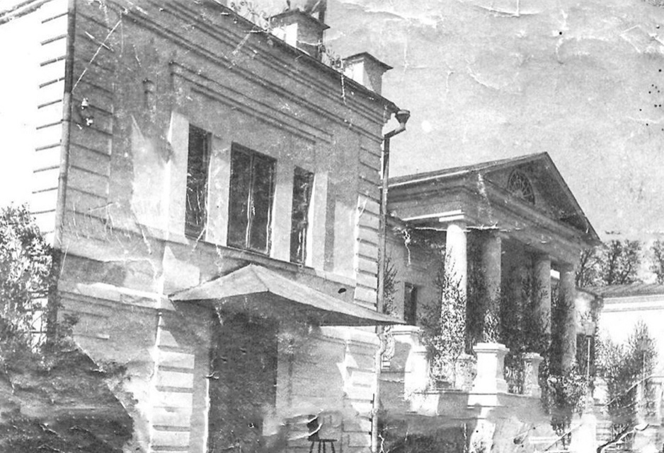 Усадьба в момент когда тут жили Новосильцевы