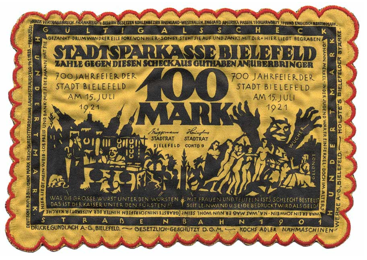 Билефельд. 100 марок, 15.7.1921 (аверс)