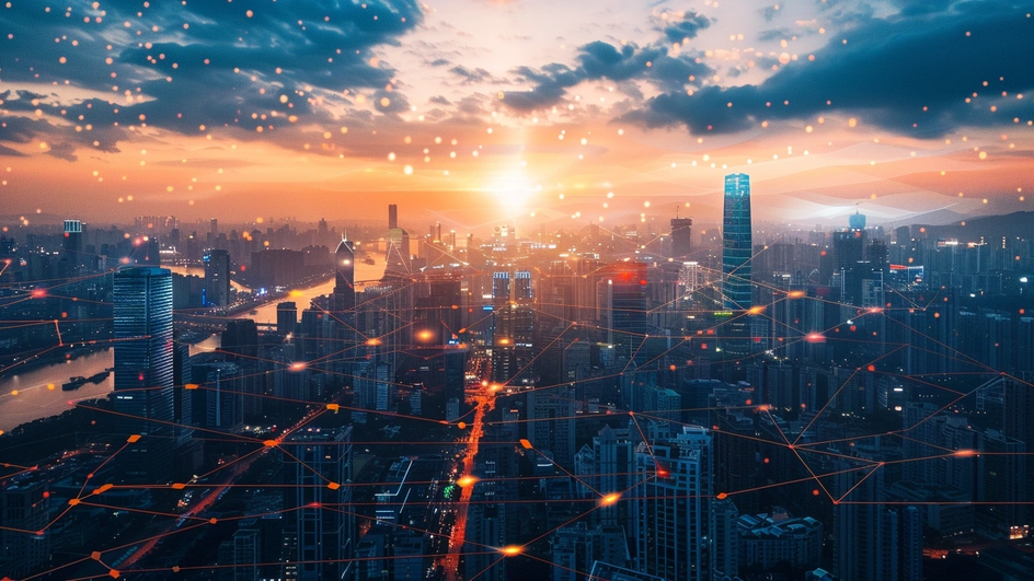 Концепция умного городаИсточник: Midjourney