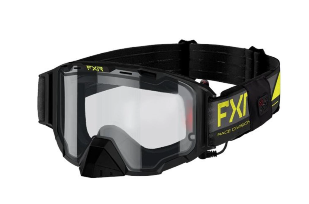 Очки снегоходные с подогревом FXR Maverick Cordless electric Goggle 23 Hi Vis/Black