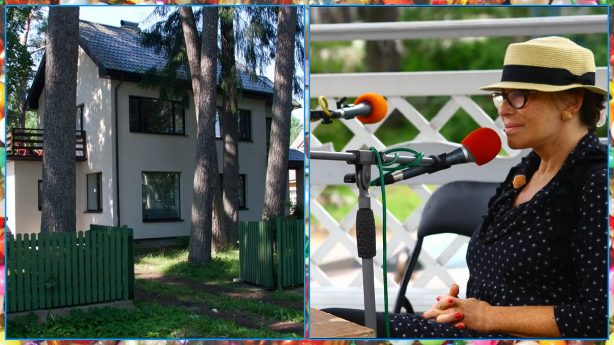 Ирина Понаровская и ее дача в г.Усть-Нарва, Эстония. Фото (2023)