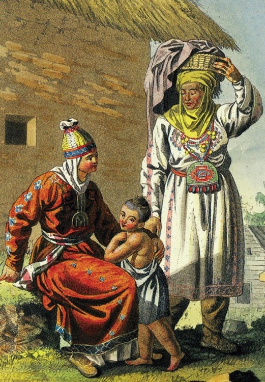 Чувашенки. Худ. Е.М. Корнеев. Начало XIX в.