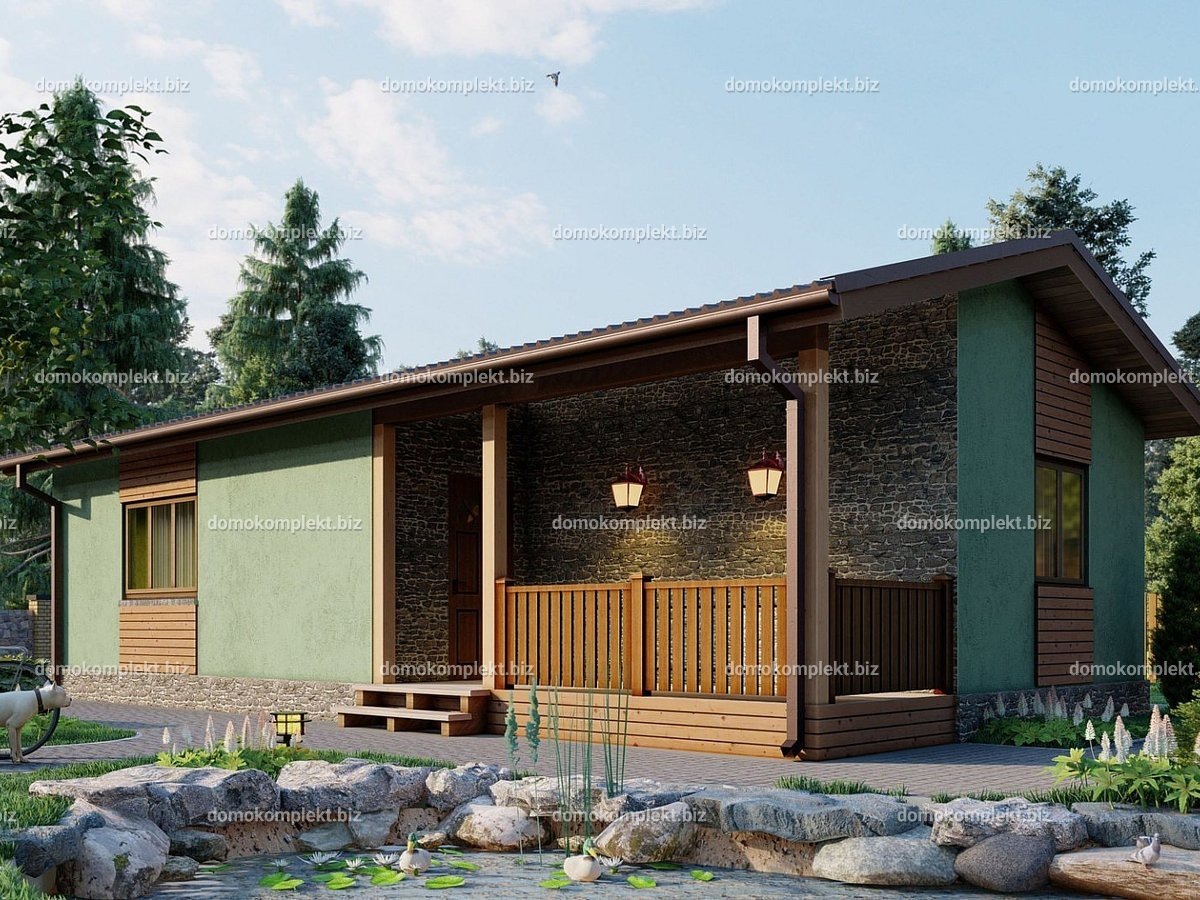 Дом по проекту "Заболотье"